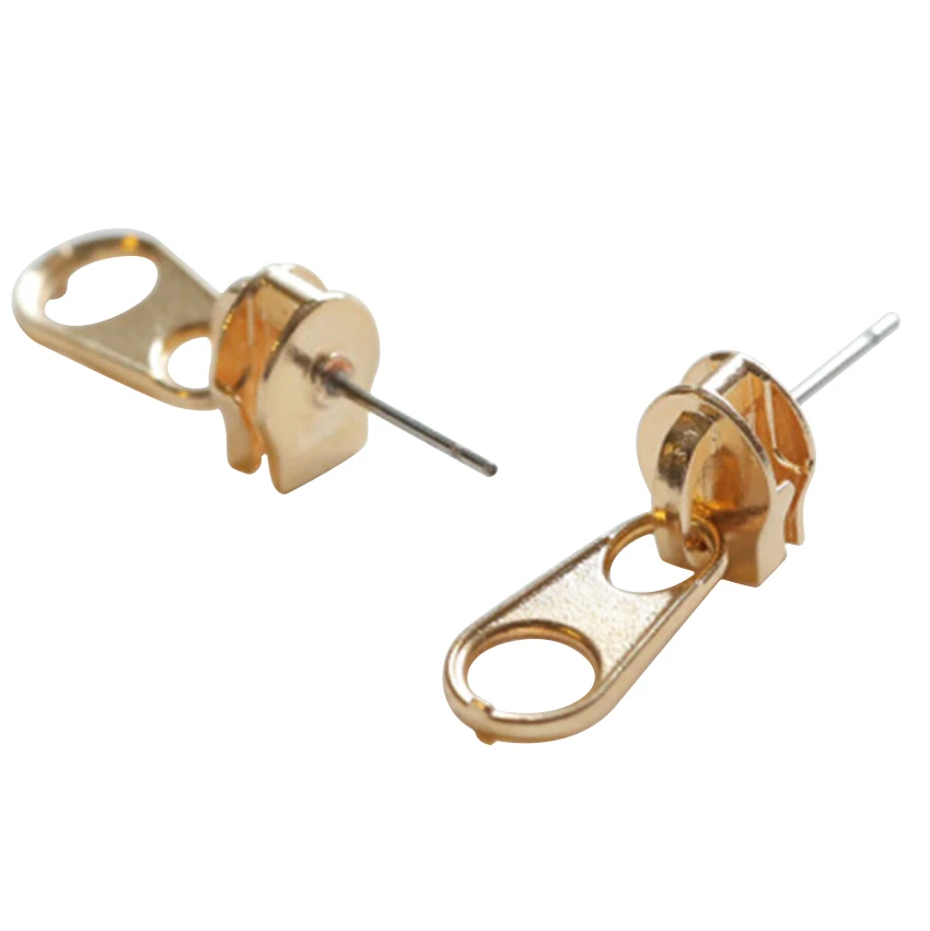 Оптовая продажа 3 пары серьги подвески из цинкового сплава на молнии для мужчин и