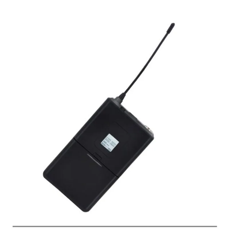 Беспроводная микрофонная система UHF Двухканальный беспроводной микрофон набор с