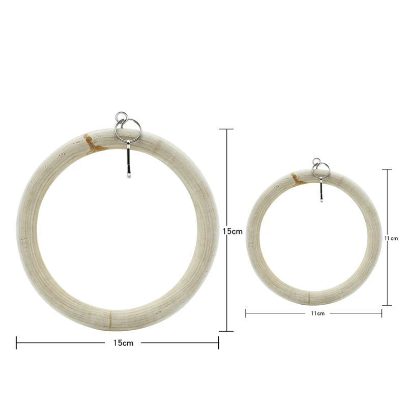 Классический деревянный попугай птица играть стоять Круглый кольцо игрушки Pet