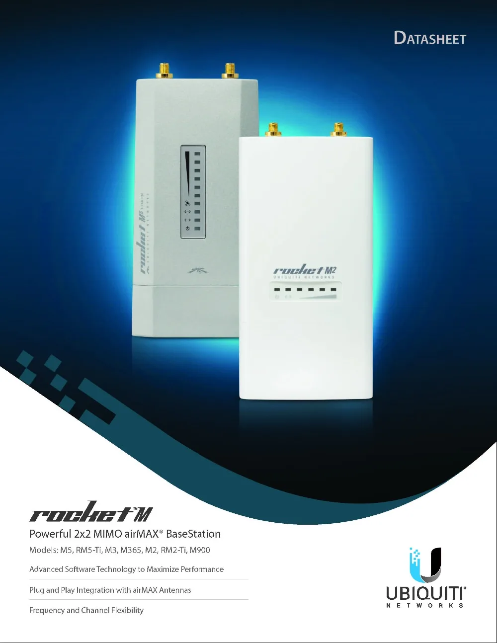 Ubiquiti RocketM5 Wi-Fi 5 ГГц Hi Мощность 2x2 MIMO TDMA airMAX BaseStation Беспроводной сетевой мост ракета M5