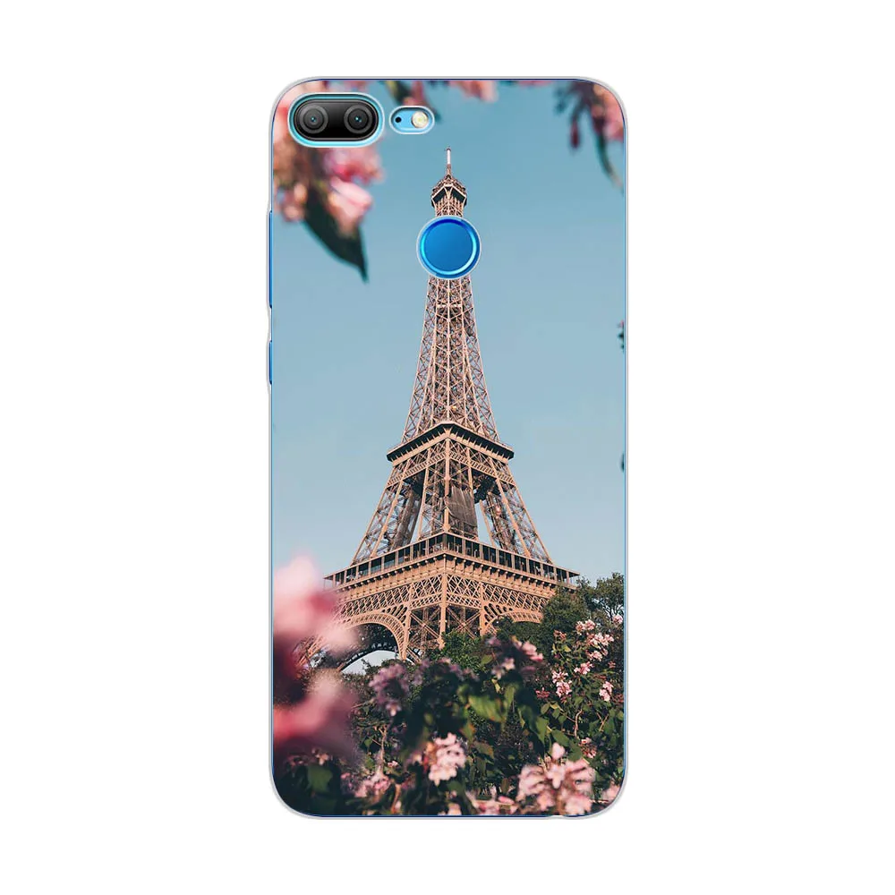 Мягкий силиконовый чехол для huawei Honor 9 Lite милый мультяшный на заднюю панель Honor9Lite