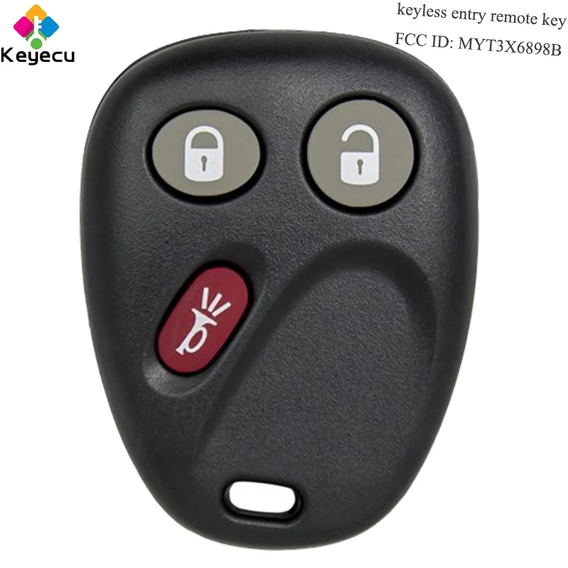 Запасной пульт дистанционного управления KEYECU для входа без ключа-3 кнопки-брелок