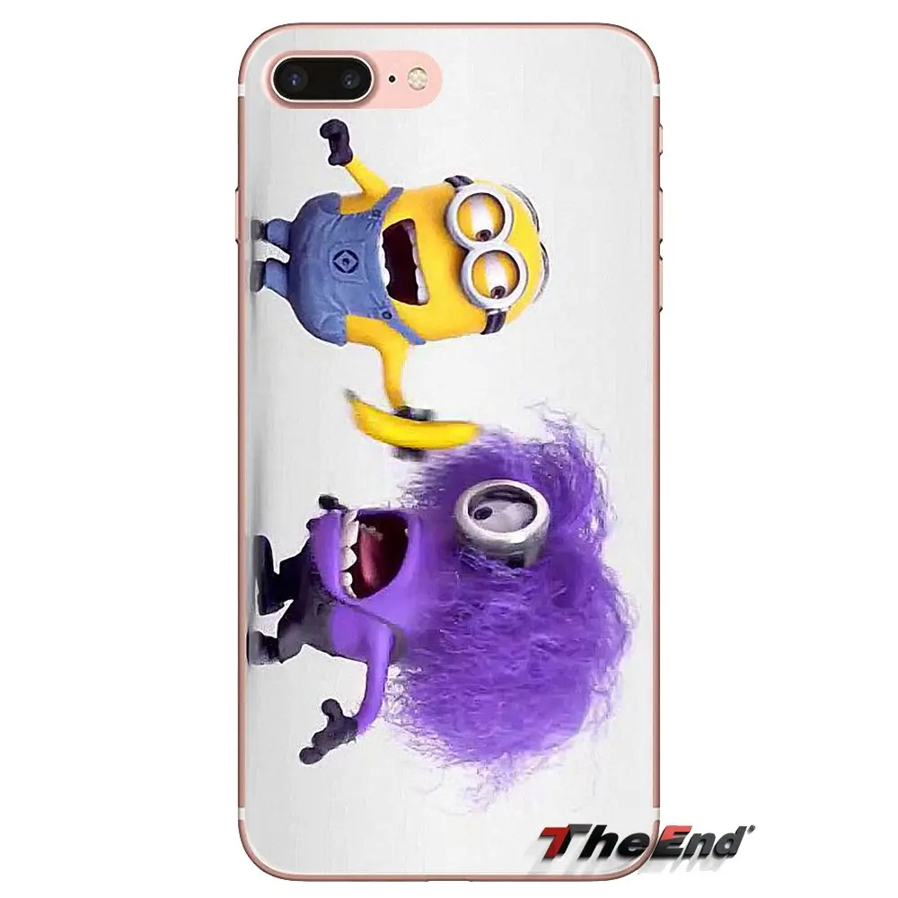 Purple minion wallpaper Art TPU Transparent Covers For LG Spirit Motorola Moto X4 E4 E5 G5 G5S G6 Z Z2 Z3 G2 G3 C Play Plus Mini |