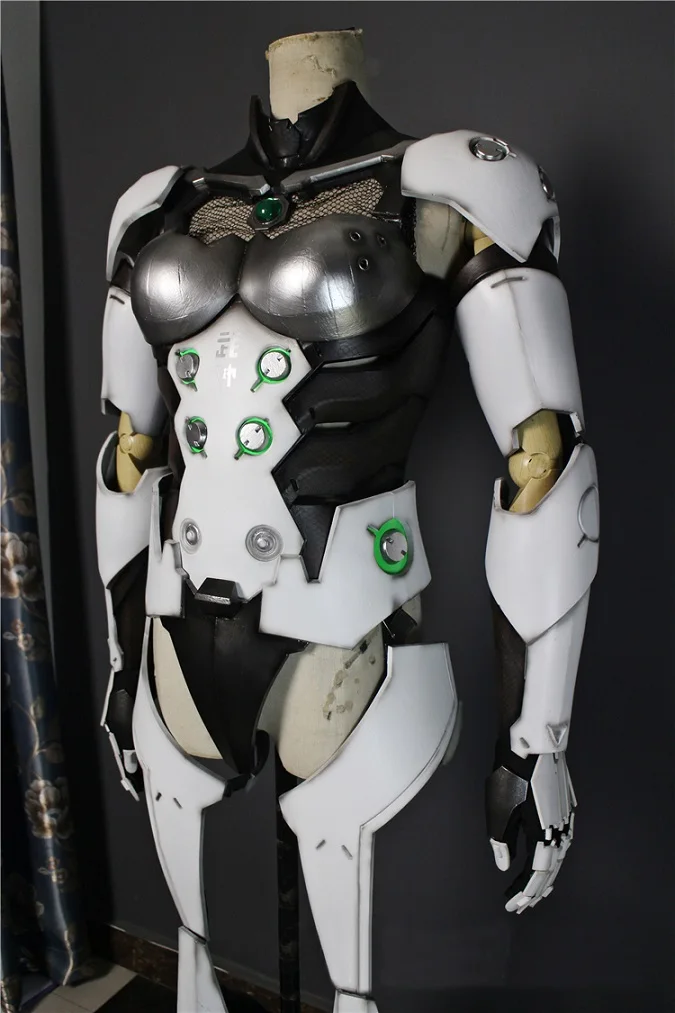 Настроить Overwatch Genji Genderbent Броня Косплей