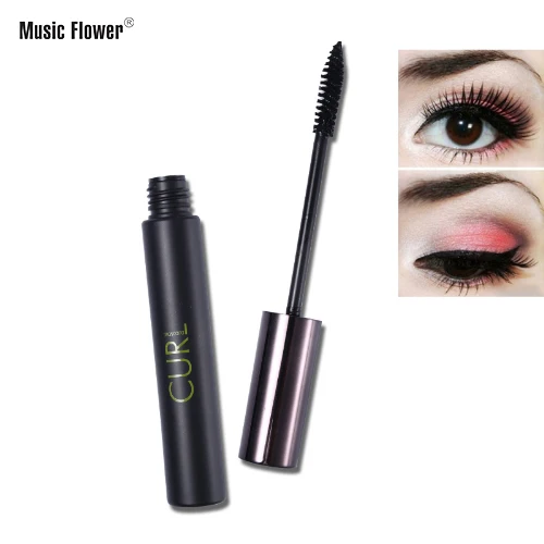M5053-101 Music Flower черный набор туши для ресниц устойчивый к пятнам Экстра щипцы для завивки волос Идеальный воды-доказательство Стойкая подводка для глаз Косметика - Цвет: M5053-101