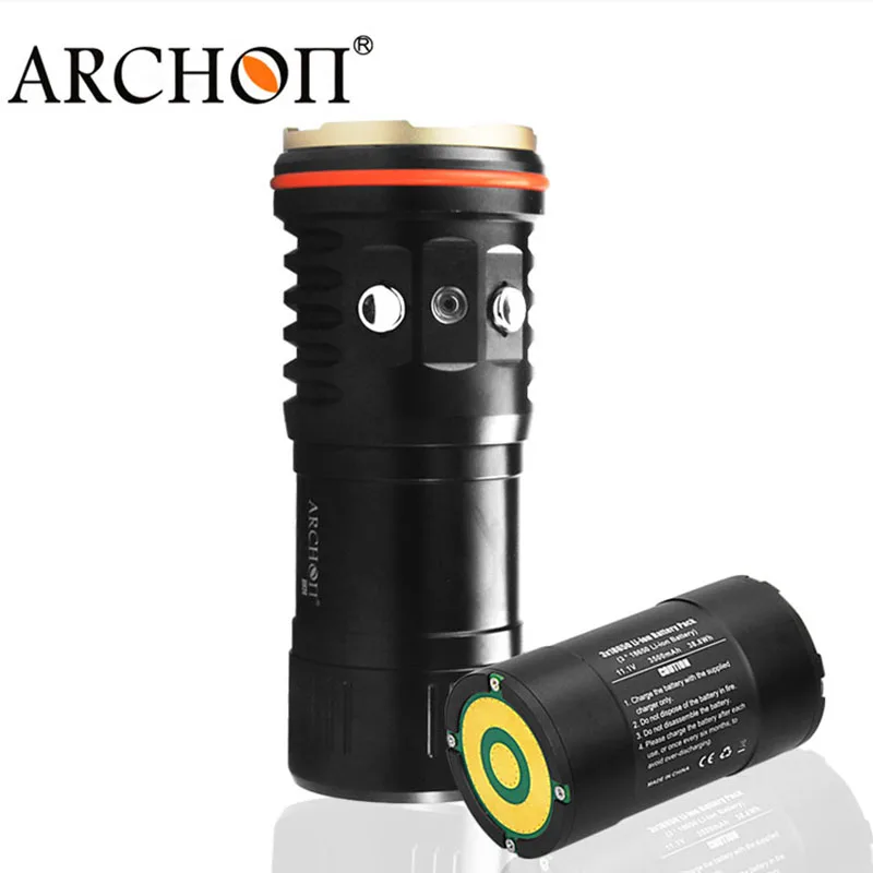 ARCHON DM20 WM26 Алюминий Водонепроницаемый XML2 U2 5200 LM 4 цвета светлый оттенок Дайвинг