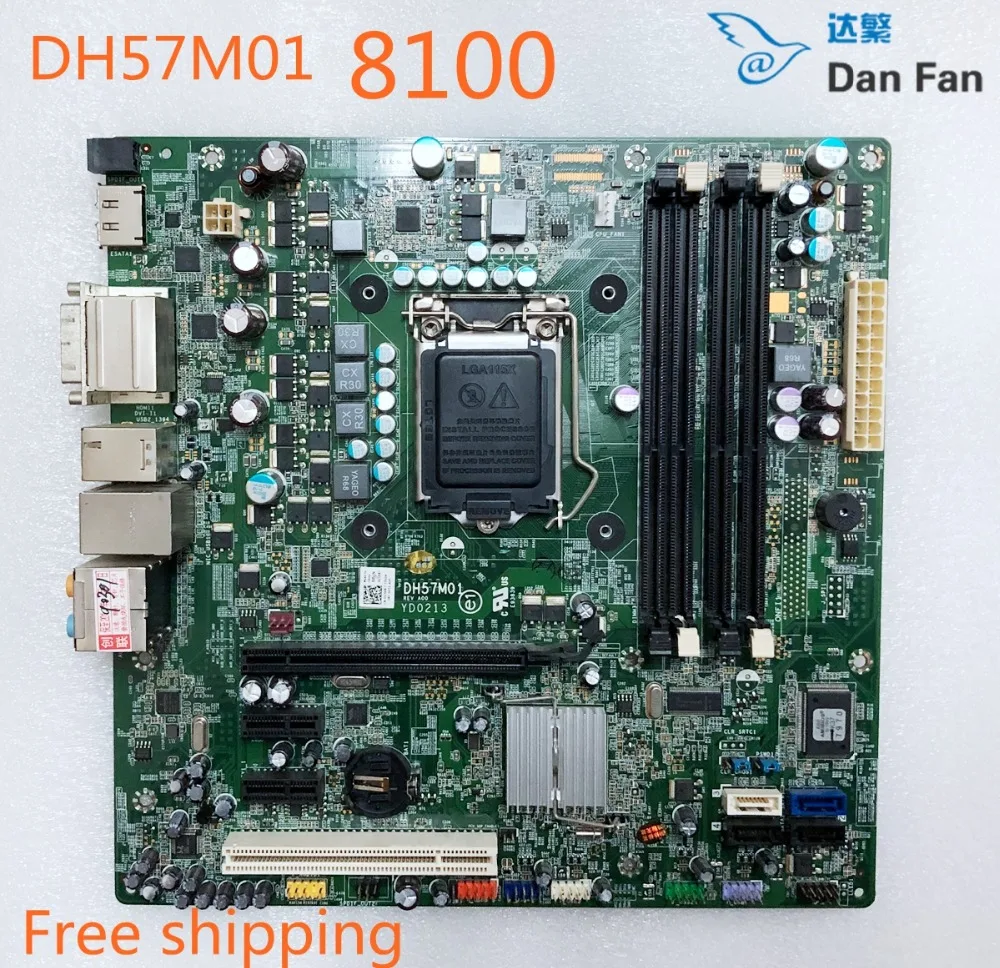Материнская плата DH57M01 для настольного компьютера DELL XPS 8100 материнская G3HR7 0G3HR7 H57