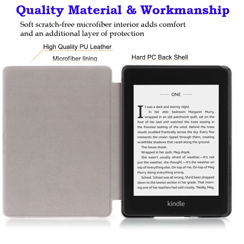 Модный окрашенный чехол для Amazon All New Kindle Paperwhite 2018 6 &quot выпущенный смарт 10 Чехол +