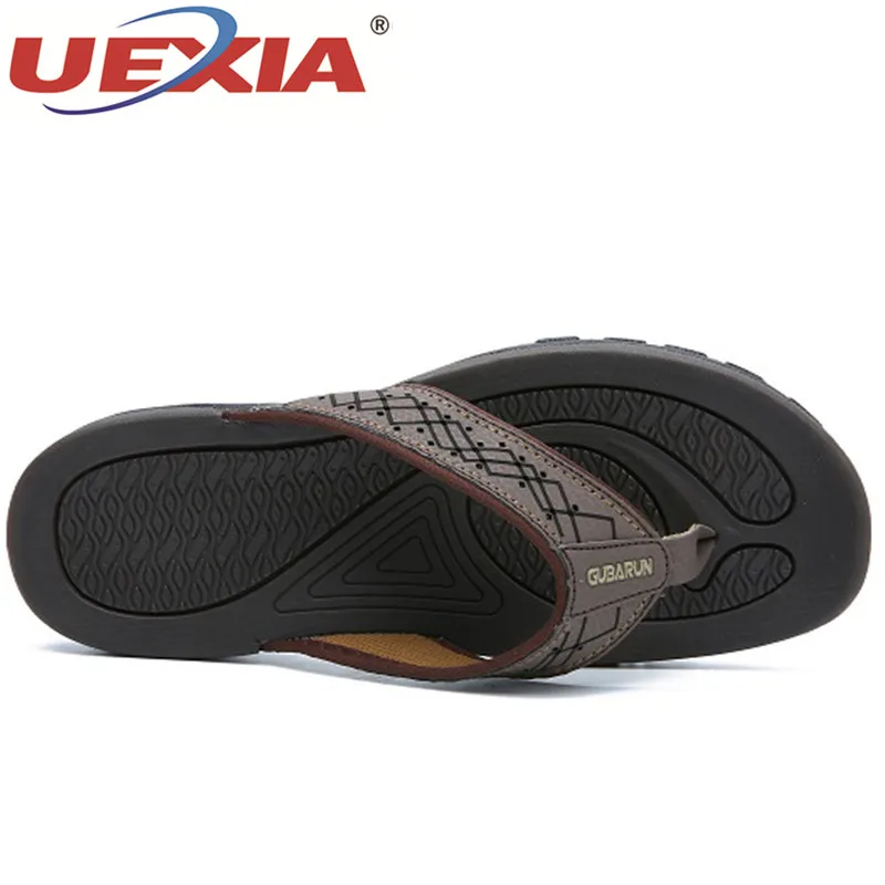 UEXIA 2018 Brand Slippers Men Indoor House Home Outdoor Beach Flip Flops Flats Shoes Summer Slides Slipper | Обувь