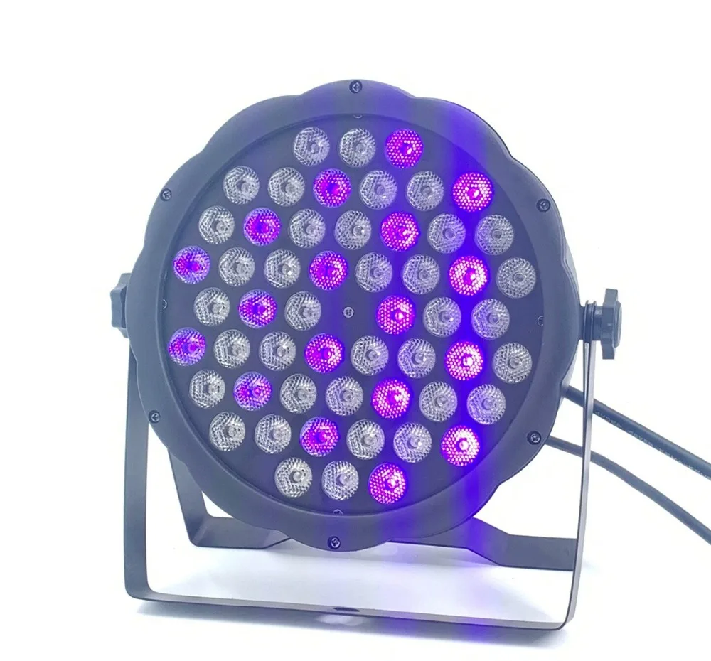 Светодиодный светильник s 54x3 Вт DJ par светодиодный RGBW моющийся диско-светильник 54x4 Вт RGB 3в1 УФ-светильник DMX контроллер эффект