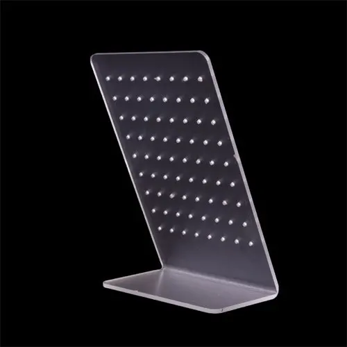 72 Holes Showcase Rack Jewelry Earring Board Holder Ear Studs Display Stand | Украшения и аксессуары