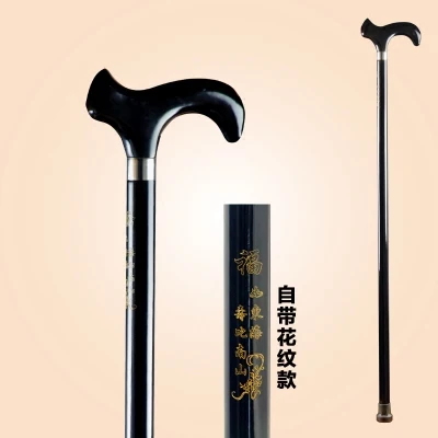 Дед хороший 94 см винтажный высококачественный редкий деревянный латунный фитинг