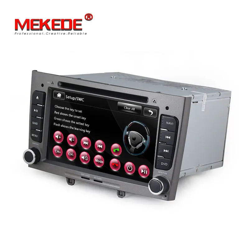 Автомагнитола MEKEDE для Peugeot 408/Peugeot 308 dvd с GPS рулевое колесо BT canbus поддержка 1080p