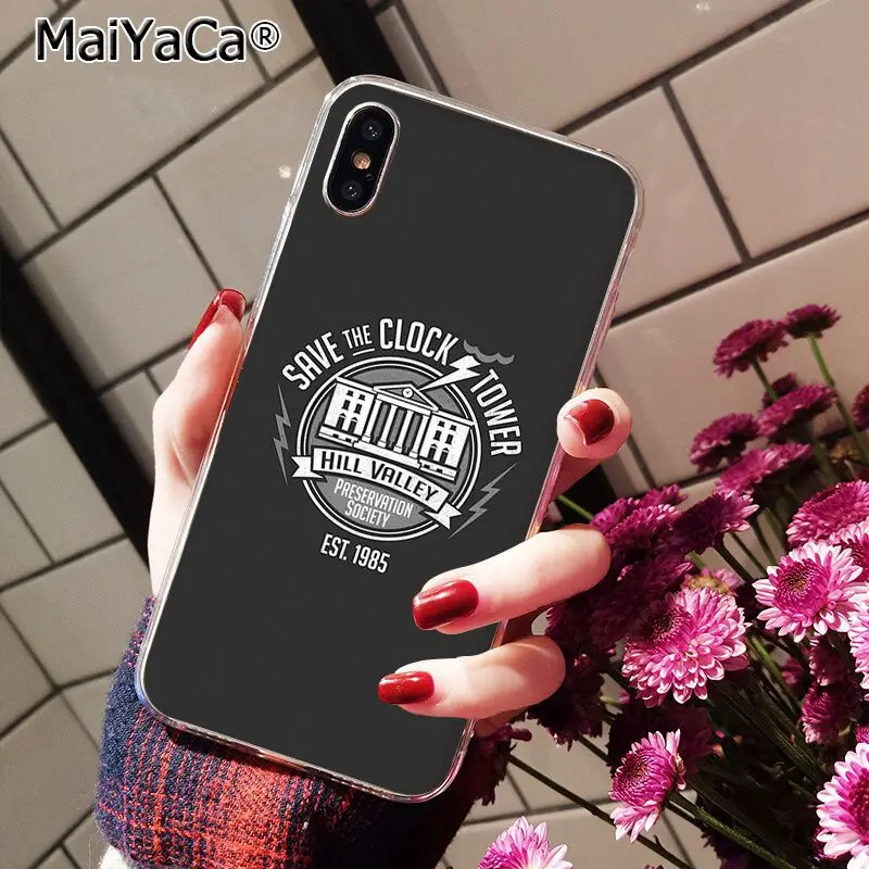 Чехол для телефона MaiYaCa с задней частью в будущем delean Time Machine для iphone 11 Pro 11Pro Max 5 5Sx 6 7plus 8 8Plus X XS MAX XR