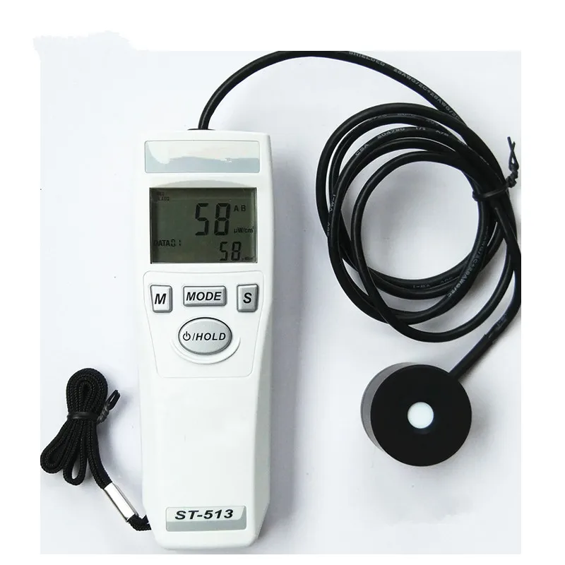 

Hot Sale Professional High Precision Ultraviolet Radiation Tester ST513 Uv Light Meter With 4 Digits Dual Display Lux Tester