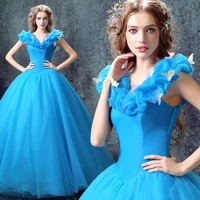 blue cinderella quinceanera dresses vestidos de 15 anos vestidos de quinceanera vestido de debutante cheap quinceanera gowns