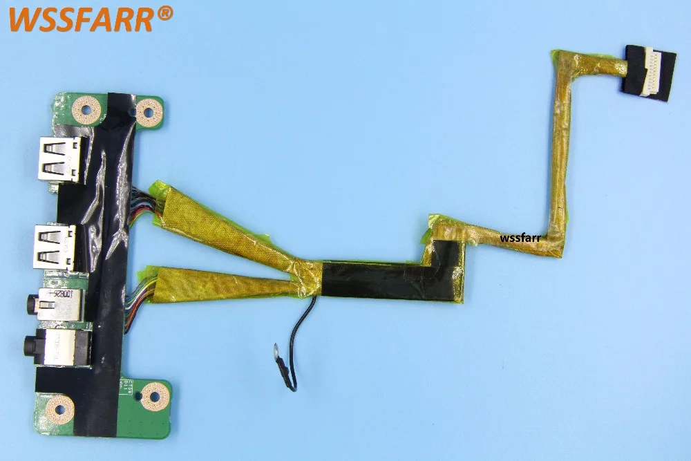 Оригинальная плата аудиопорта USB для Toshiba Qosmio 18 4 &quotX500 X505 с кабелем DA0TZ6AB8A0 32TZ6UB0100 |