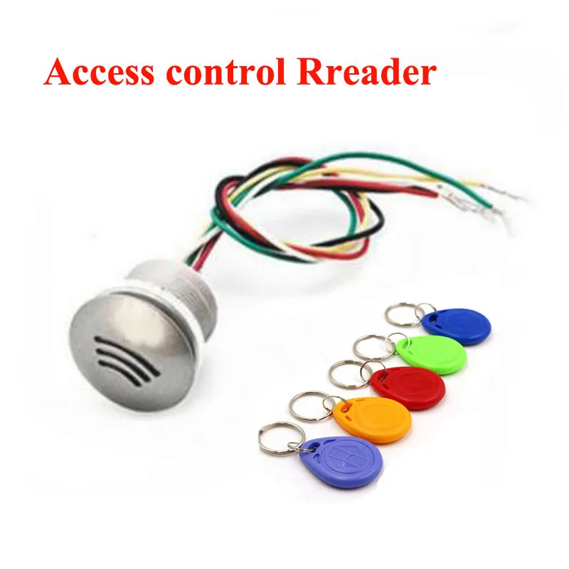 RFID частоты считыватель dito wiegand26 мини RFID контроля доступа по отпечаткам Rreader+ 5 шт. EM4100 записываемых брелоков