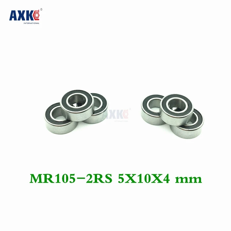 Axk Бесплатная доставка Высокое качество 10 шт. Mr105-2rs Abec-5 5*10*4 мм Миниатюрные