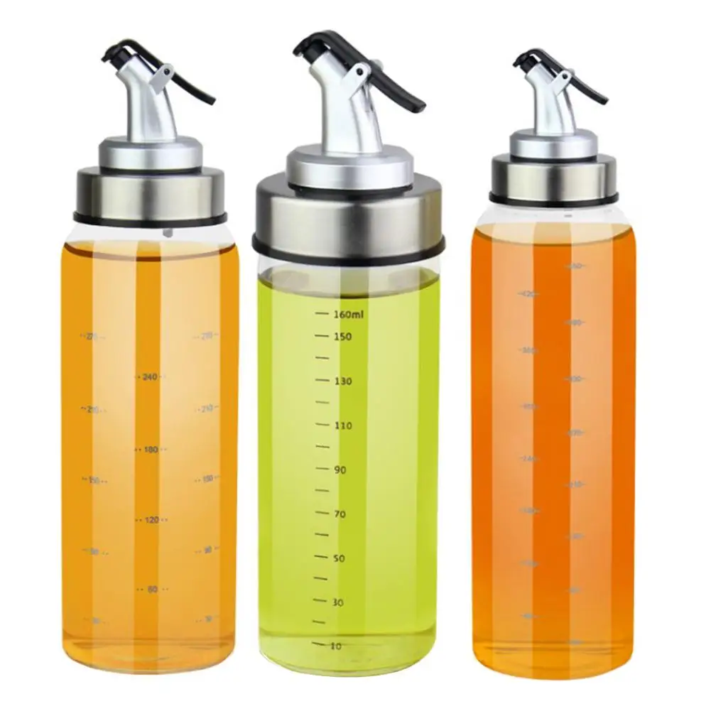 Large Size Oil Pot Glass Lecythus Soy Sauce Vinegar Sealed Leak-proof Household Heat Resisting Kitchen Supplies Seasoning Bo | Дом и сад