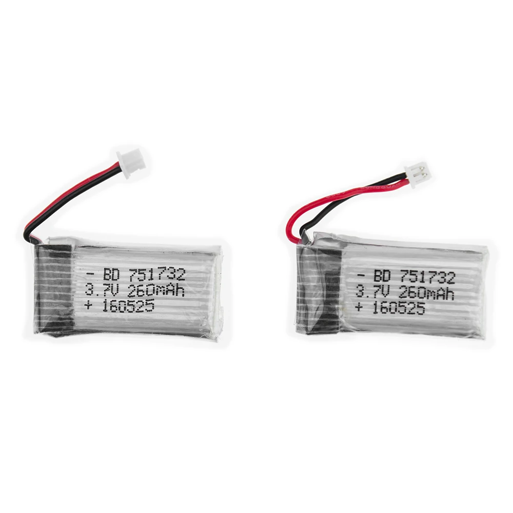 Литий полимерный аккумулятор для квадрокоптера JRC H20 3 7 в 260 мАч 2 шт.|battery for jjrc h20|lipo