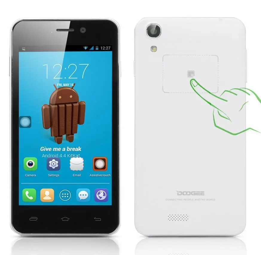 DOOGEE DG800 4 5 дюйма смартфон Android MTK6582 ядра 8 ГБ Встроенная память 1 Оперативная жест