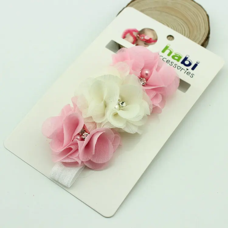 Baby Headbands Cute Chiffon Flower Hairbands Kids Children Girls Hair Accessories Babe Princess Headband Free Drop Shipping New | Детская