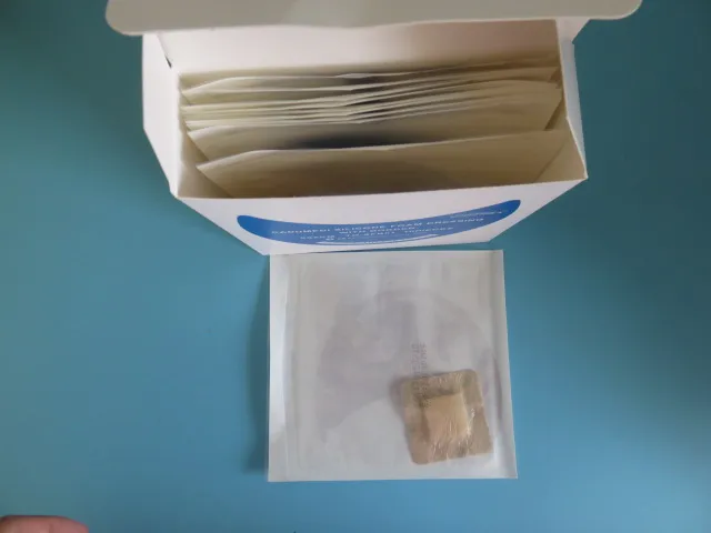 10 шт. 5*5 см (2 5*2 5) * 3 мм из силиконового геля губчатая повязка в хронических раны от