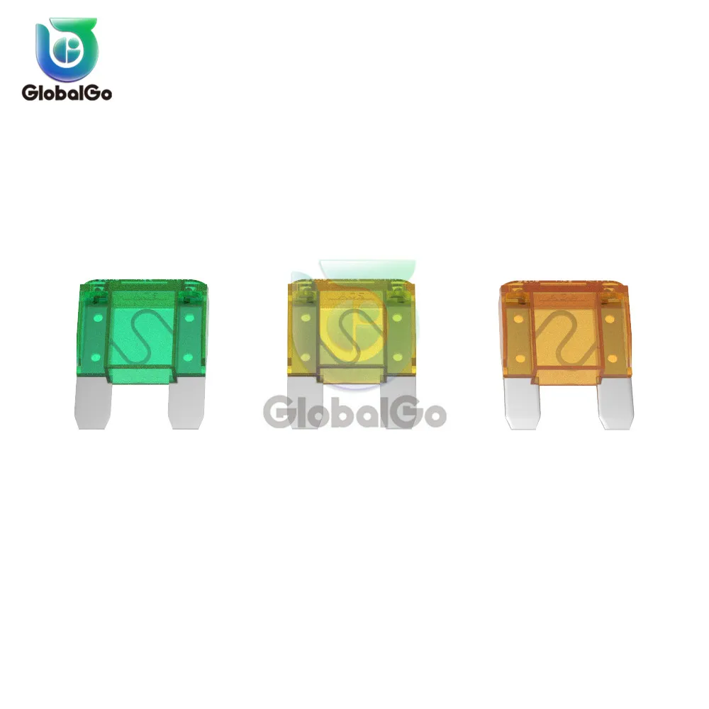 10pcs/Lot Large Size Car Auto Blade Fuse 20A 30A 50A 60A 40A 70A 80A 100A 3*3.5*0.95CM