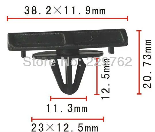 Shhworldsea 100 клипсы для формования крыльев 55157055AA 55156447AB Jeep Liberty Wrangler 2005-2008 2009 2010 2011 2012 -