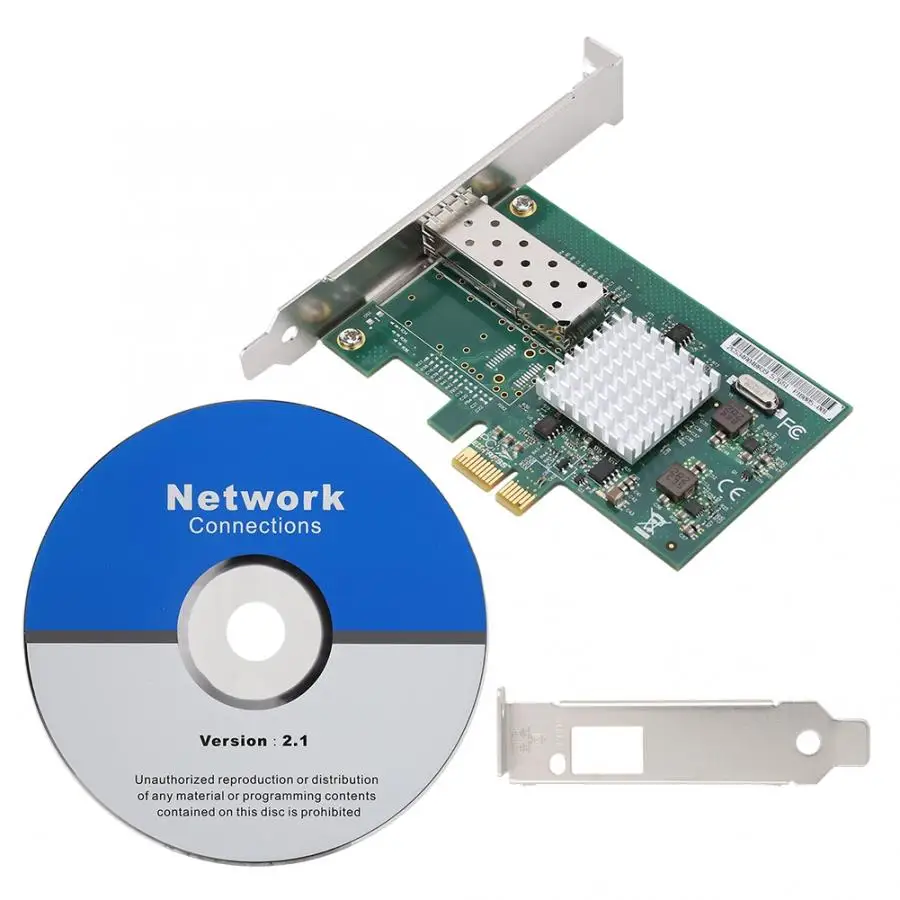 Для Intel 82576EB PCI-E однопортовая гигабитная сетевая карта волоконный адаптер E1G42EF 2019 |