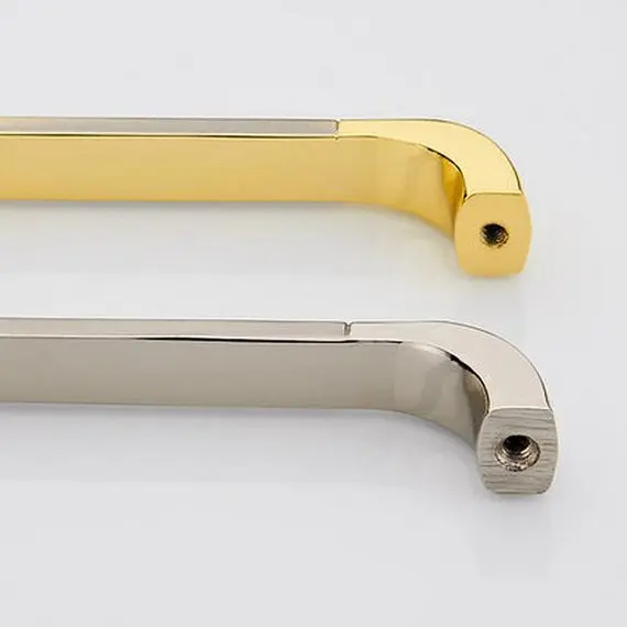 Выдвижная ручка для ящика дрессера золотистые металлические ручки/потертые