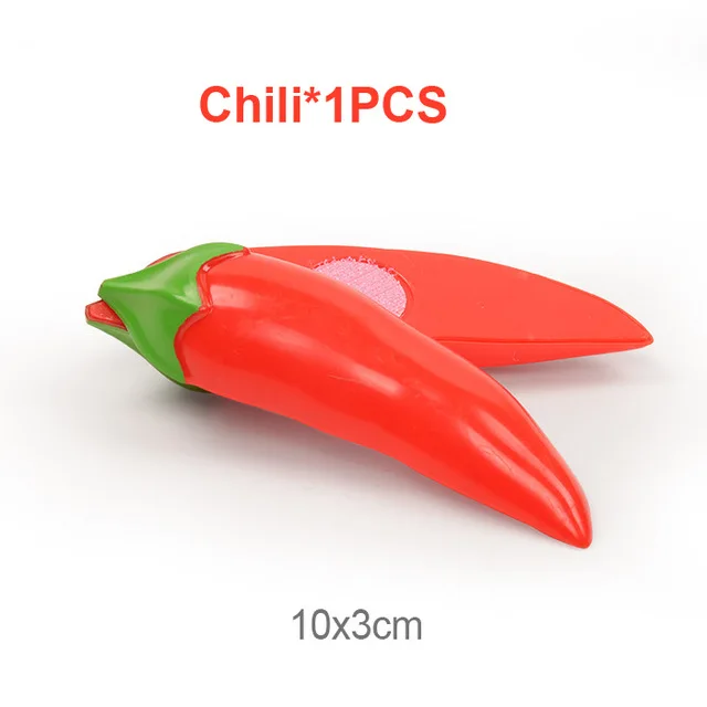 Hot Pepper 1 шт. DIY фрукты овощи еда режущие игрушки дети кухонные игрушки ролевые игры пластиковые миниатюрные еда для кукол подарки для девочек - Цвет: Hot Pepper