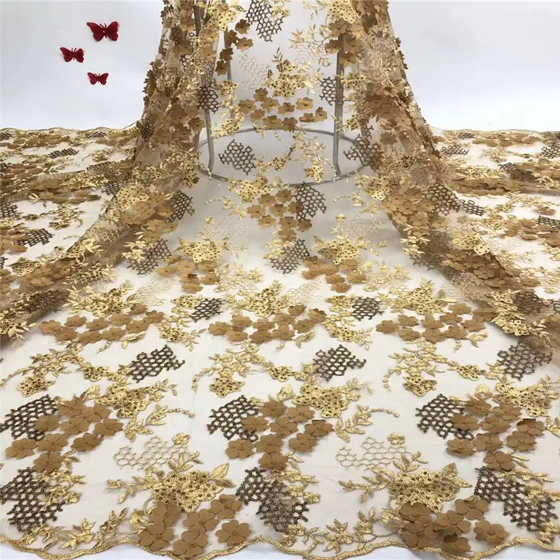 New Arrival African Appliqued Tulle Lace Fabric Wholesale Party Laces 2019 Popular sequins Beaded French Fabrics | Дом и сад