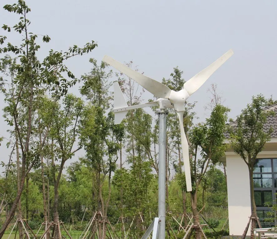 1000 Вт 48В низкий rpm hotrizontal ветрогенератор|wind generator|low rpmlow wind generator |