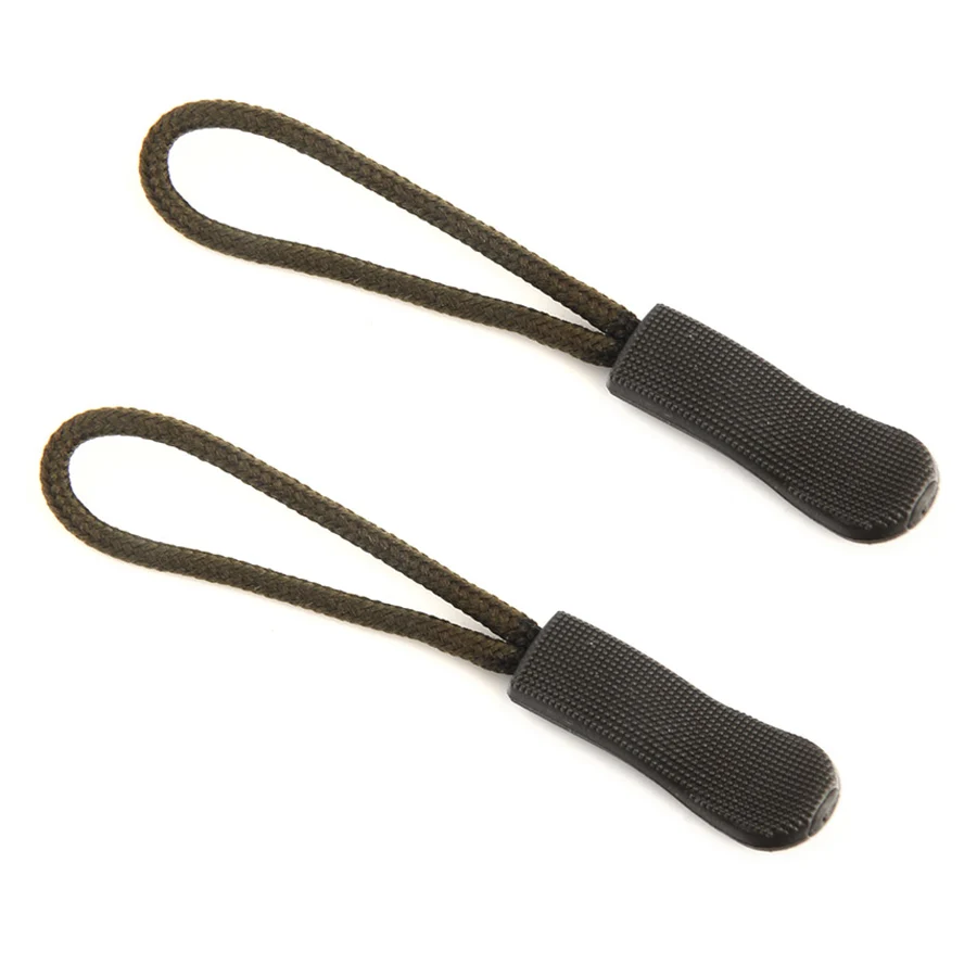 100 шт. ярлыки для молнии из ПВХ|zip cord|zipper pull cordzipper |