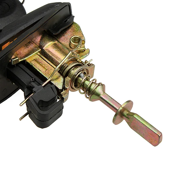 Автомобильная Черная передняя дверная ручка + ключ замка для VW Golf Mk3 Vento III W073