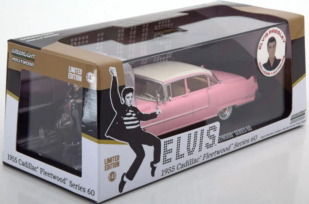GL 1:43 1955 CADI Lac FLEETWOOD серии 60 специальный ELVIS PRESLEY сплав модель автомобиля литой под давлением металлические игрушки подарок на день рождения для детей мальчиков