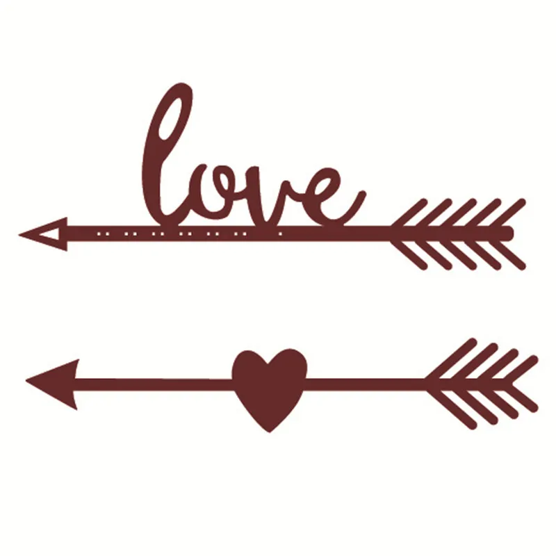 

Grite Love Arrow новые металлические штампы 2020 трафареты Сделай Сам Скрапбукинг Фотоальбом бумага карточка декоративное ремесло тиснение штампы