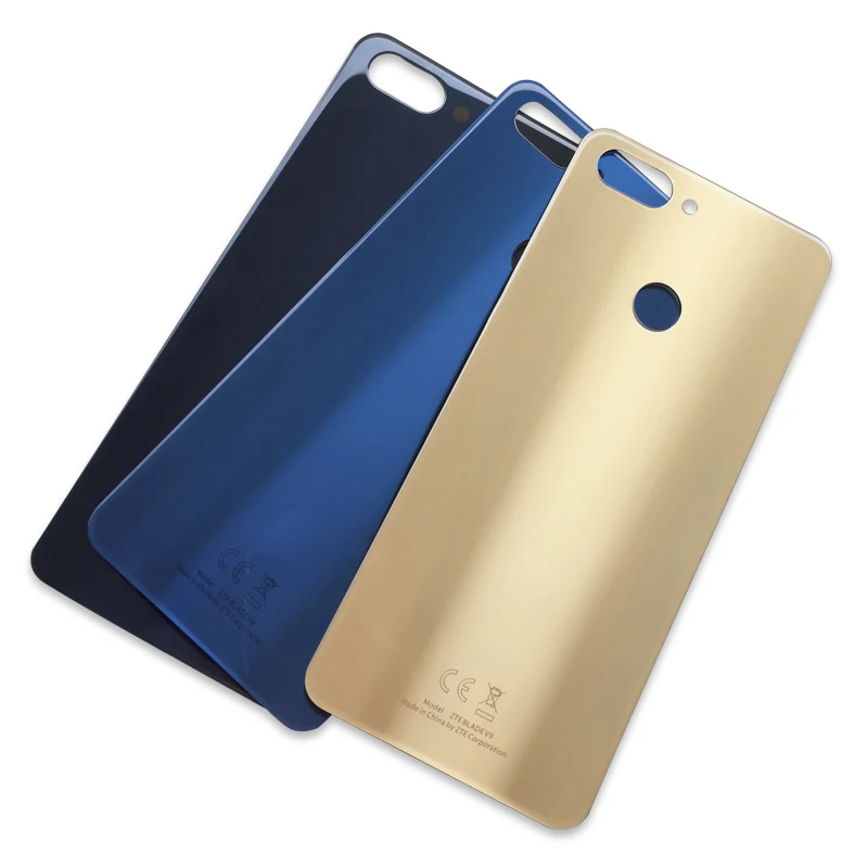 2 цвета задняя крышка для 5," zte Blade V9 стеклянная крышка батареи задняя крышка чехол Запчасти для ремонта жилья