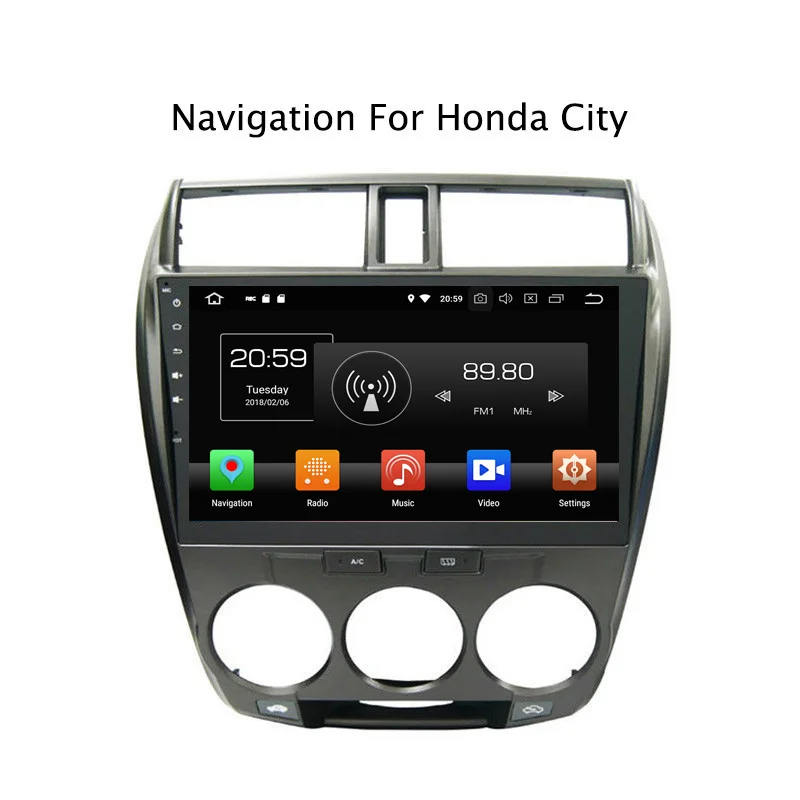 10 1 &quot4G ram 32G rom Восьмиядерный Android 8 0 автомобильный DVD gps для Honda City 2008 2009 2010 2011 2012