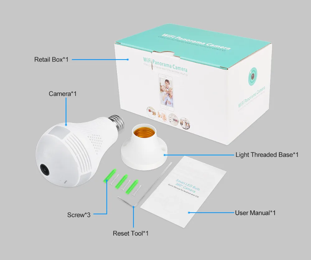 MISECU 5.0MP 3.0MP 1.3MP 360 градусов VR аудио 128 ГБ слот беспроводная ip-камера лампа Wi-Fi рыбий глаз Домашняя безопасность WiFi камера безопасности