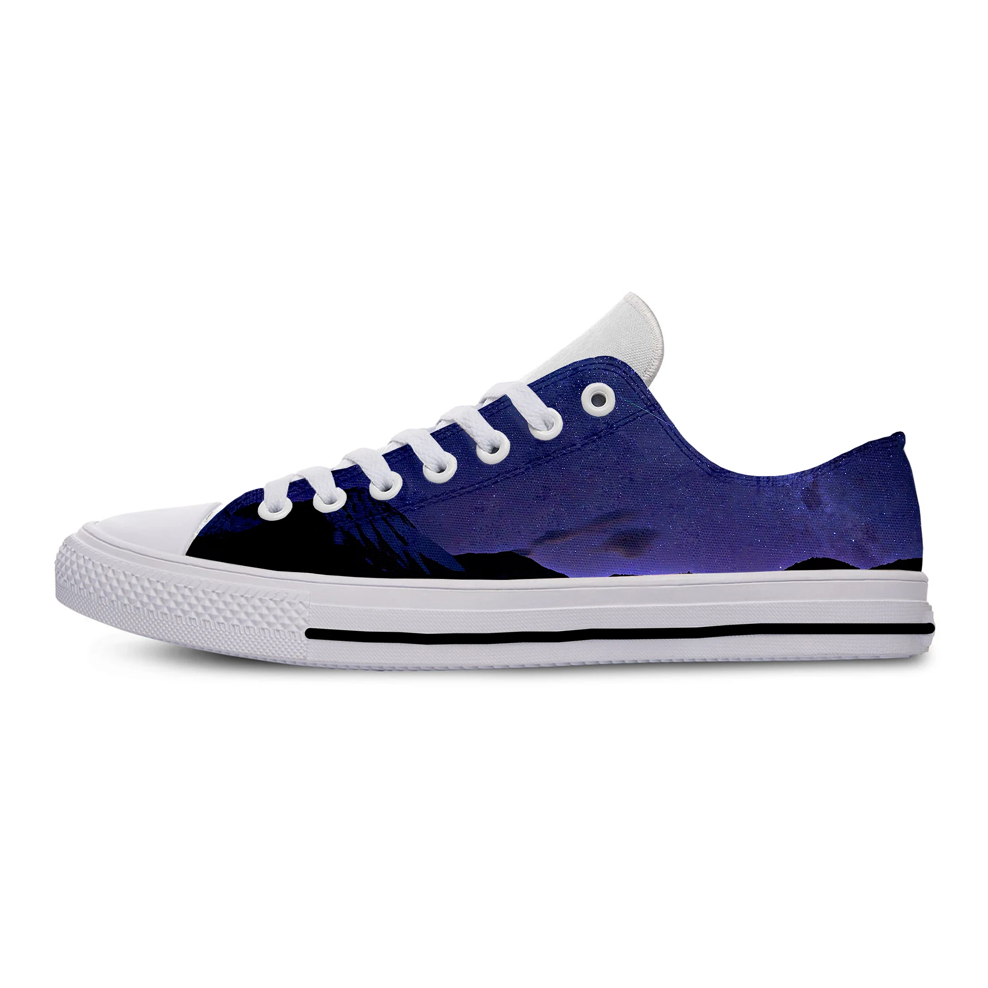 Starry Sky Night Star Lightweight Men's/women's Fashion Shoes Casual Breathable Classic Flat Canvs Sneakers | Спорт и