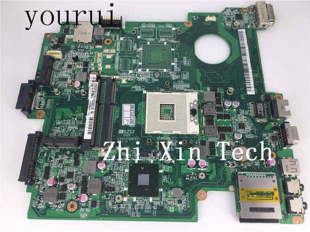 Материнская плата yourui MB.TXN06.001 для ноутбука Acer Travelmate 8572 8572G Mortherboard DA0ZR9MB8D1 HM55 UMA DDR3