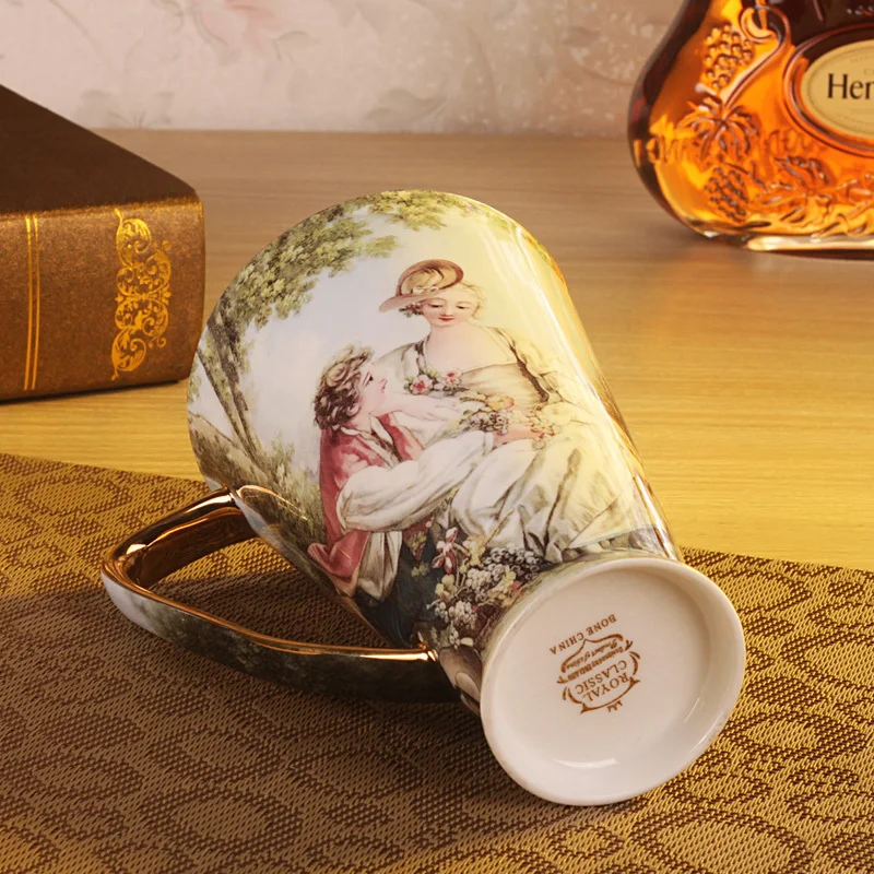 Креативный подарок костяного фарфора чашки и кружки для воды высшего класса