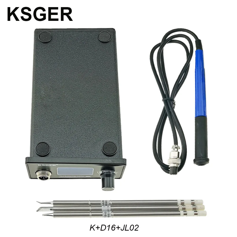 Sets 4 KSGER T12 паяльная станция STM32 V2.1S OLED DIY 907 ручка электрические инструменты контроллер температуры держатель сварка T12 железные наконечники - Цвет: Sets 4