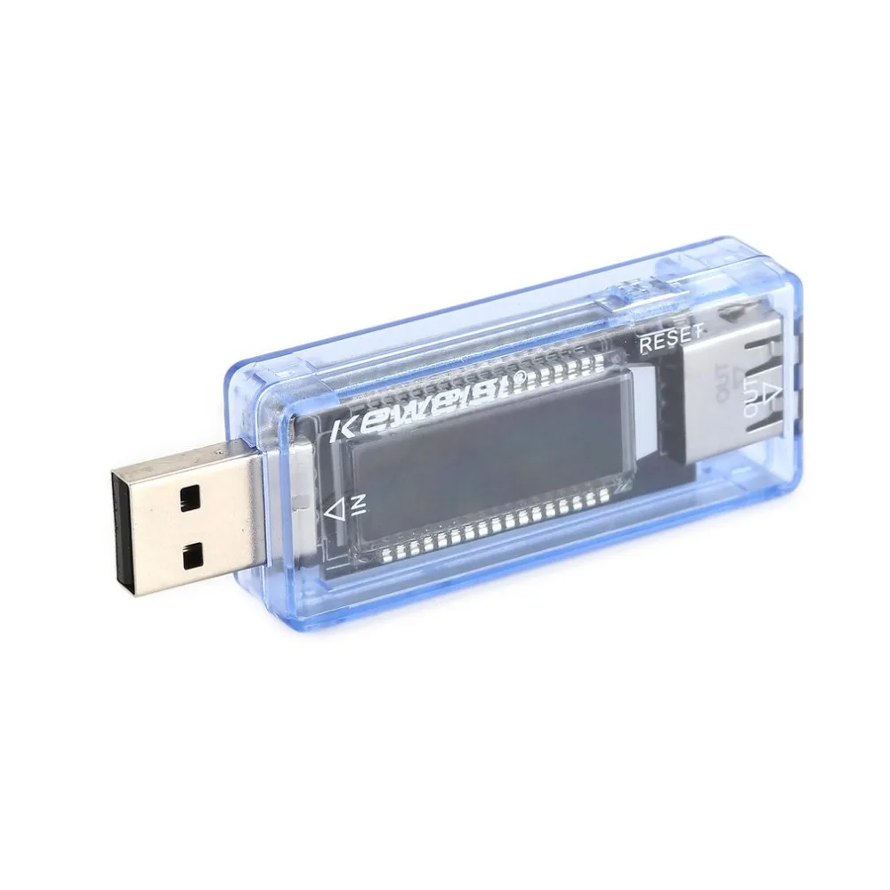 USB тестер напряжения вольтметр измеритель тока зарядное устройство емкости