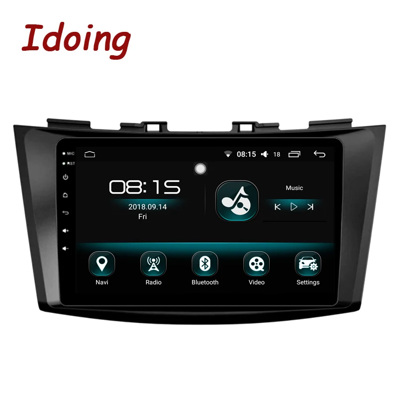 Idoing 9 "4G + 64G 2.5D ips экран Восьмиядерный автомобильный Android8.0 радио плеер подходит