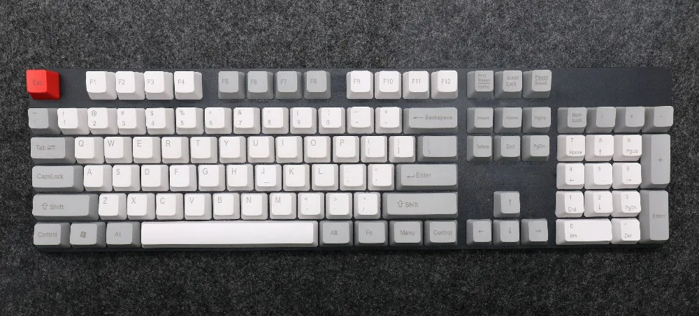 CARBON ZEALER Топ печатных Pbt Keycap для механической клавиатуры 108 ключей полный набор Dolch Keycaps ключи Corsair Bfilco Minila