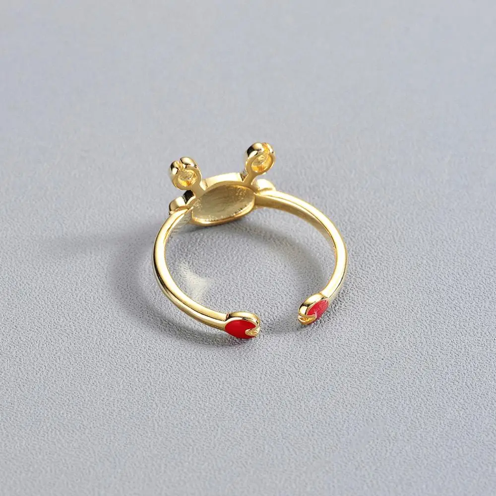 Chereda женское кольцо с крабом Золотое животное для помолвки|Кольца| |